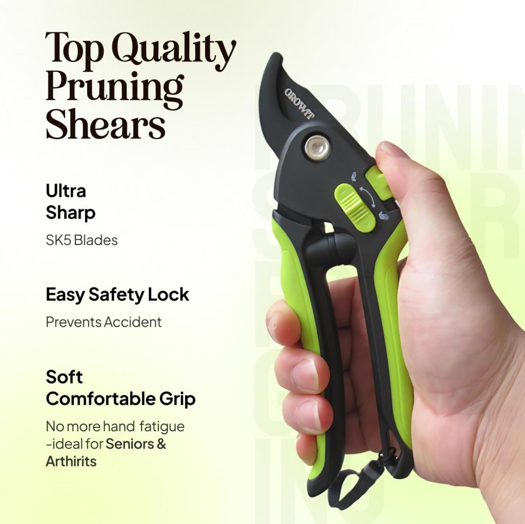 Cutting Opening Hedge Clipper & Pruning Shears