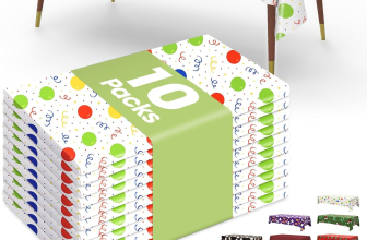 Pureegg Plastic Table Cloth Disposable Table Cloths, Birthday Party Decorations, Picnic