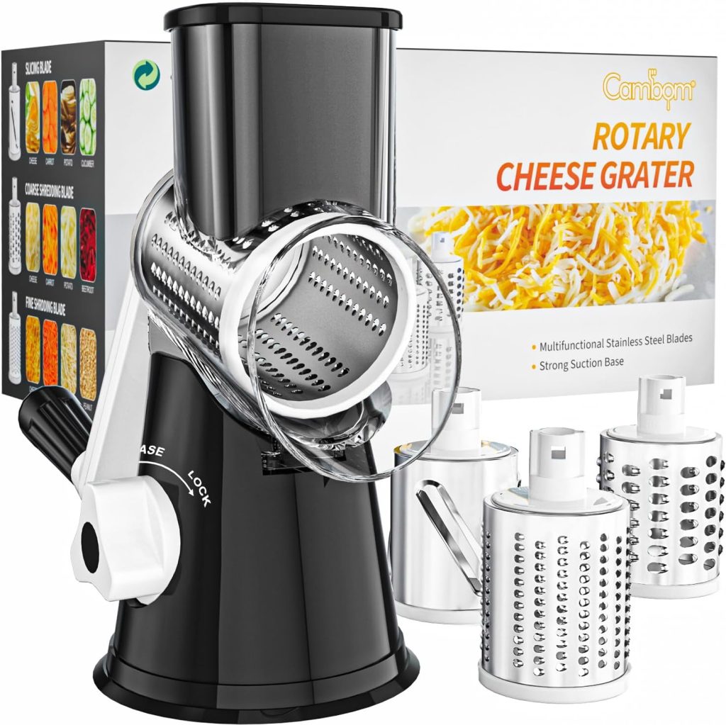 Cambom Rotary Cheese Grater Hand Crank