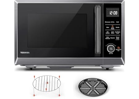 TOSHIBA Air Fryer 8-in-1 Countertop Microwave Oven