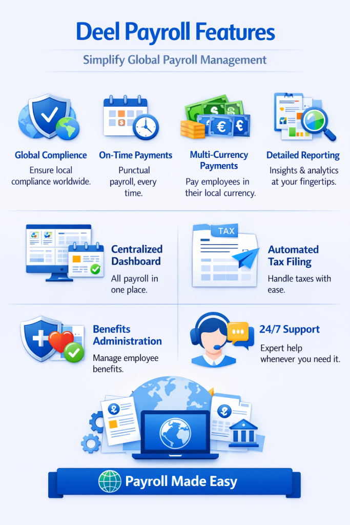 Deel Payroll Features