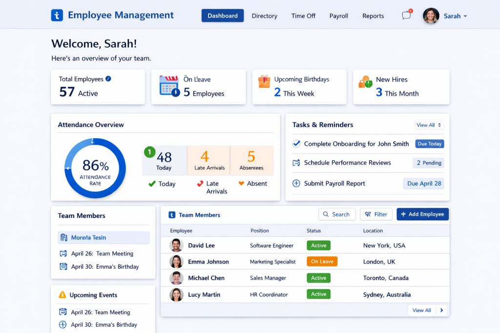 employee management app