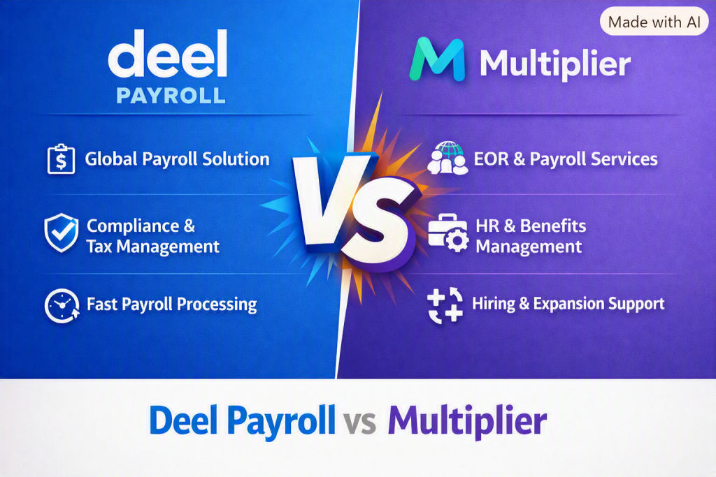 Deel Payroll vs Multiplier comparison