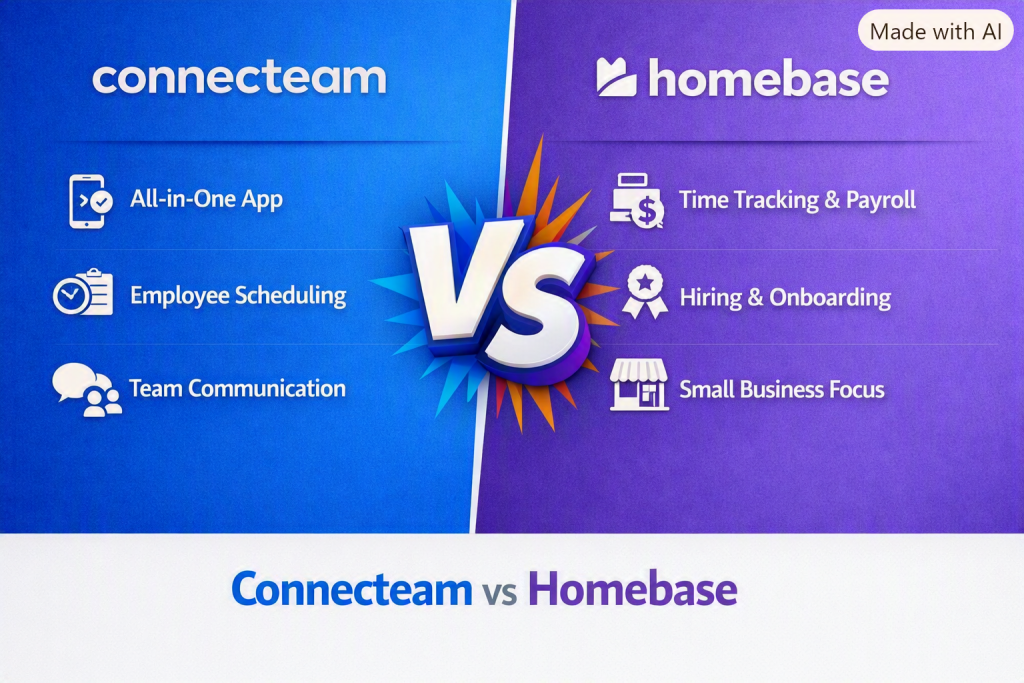 Connecteam vs Homebase Comparision